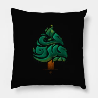 Beirut cedar tree - بيروت بشجر الأرز Pillow