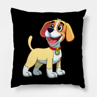 Cute Happy dog Pillow