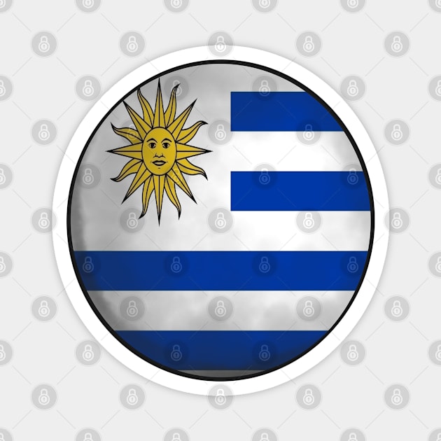 uruguay flag Magnet by persa