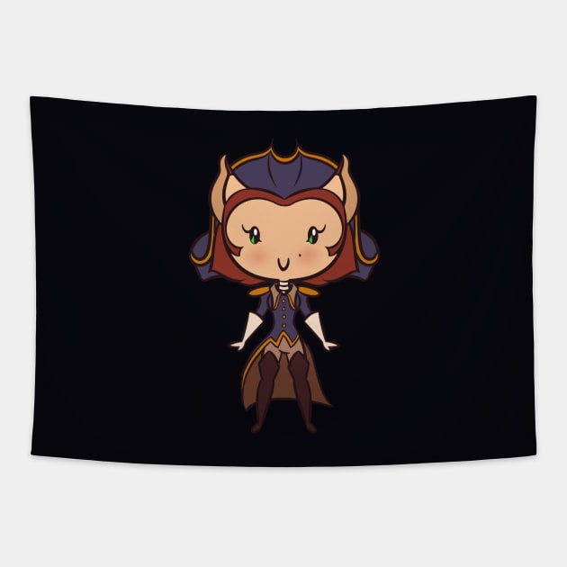 Space Captain: Lil' CutiEs Tapestry by Ellador