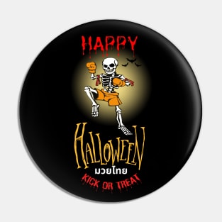 Halloween  Skeleton Muay Thai Pin