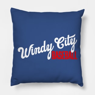 Windy City Baseball Pillow