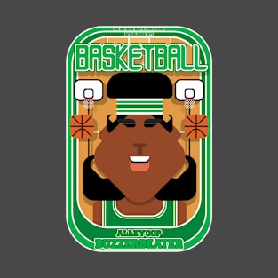 Basketball Green - Alleyoop Buzzerbeater - Aretha version T-Shirt