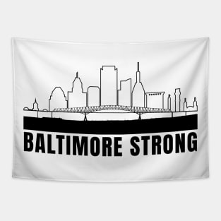 Baltimore Strong - Francis Scott Key Bridge Tapestry