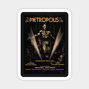 Metropolis alternative movie poster Magnet