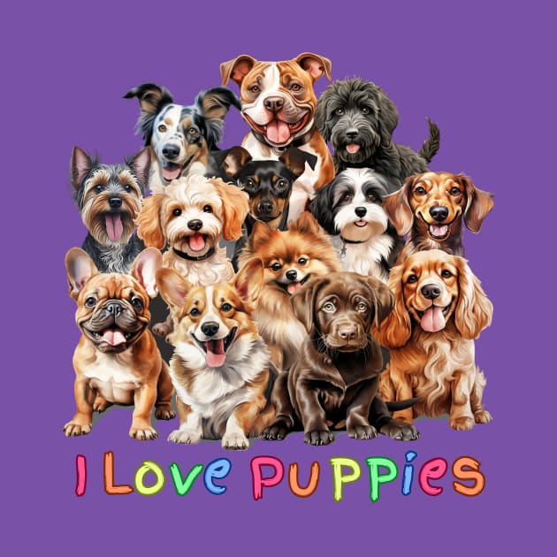 I Love Puppies by bhymer