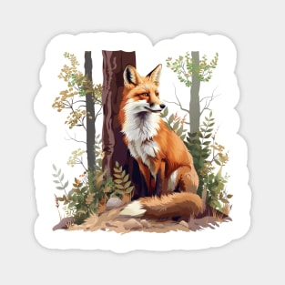 Fox Lovers Magnet