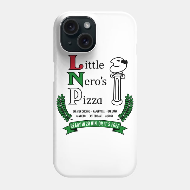 Little Nero's Pizza (White tee) Phone Case by Sharkshock