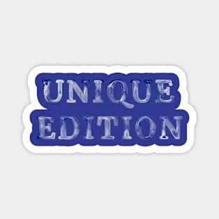 unique blue edition Magnet