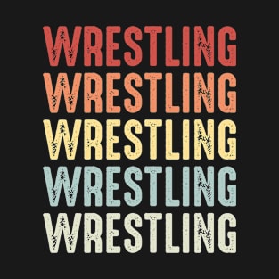 Wrestling - Retro Style T-Shirt