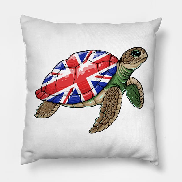 united kingdom Pillow by mamabirds