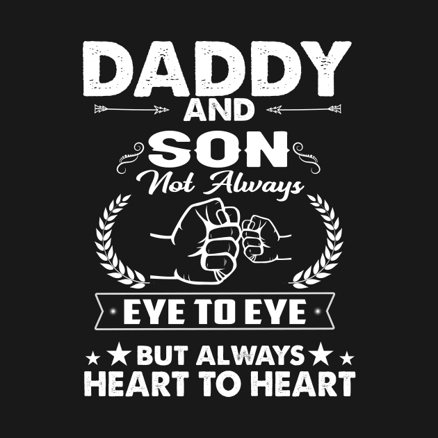 Daddy and son always heart to heart by RuthTBlake