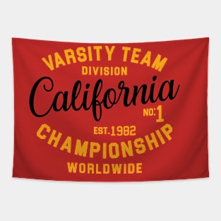 California varsity Team Tapestry