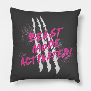 Beast Mode Activated Pillow