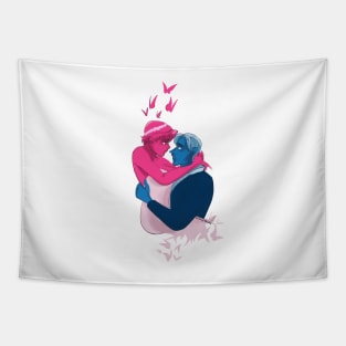 Hades and Persephone (Lore Olympus) Tapestry