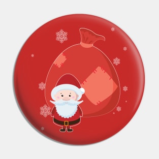 santa claus T-Shirt Pin