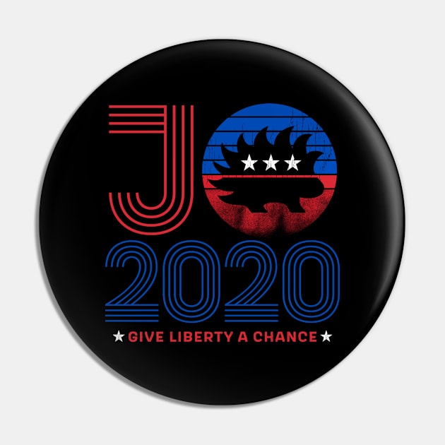 jo jorgensen 2020 retro vintage libertarian Pin by FanaticTee