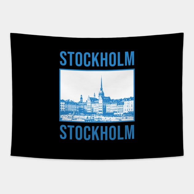 Stockholm Tapestry by Mandegraph