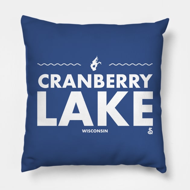 Vilas County, Oneida County, Wisconsin - Cranberry Lake Pillow by LakesideGear