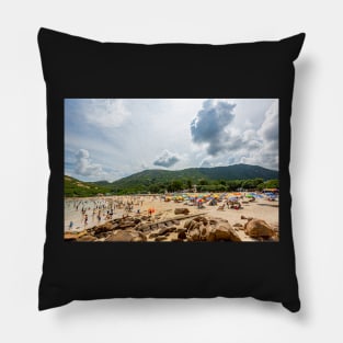 Shek O Beach - Hong Kong - A Day At The Beach Pillow