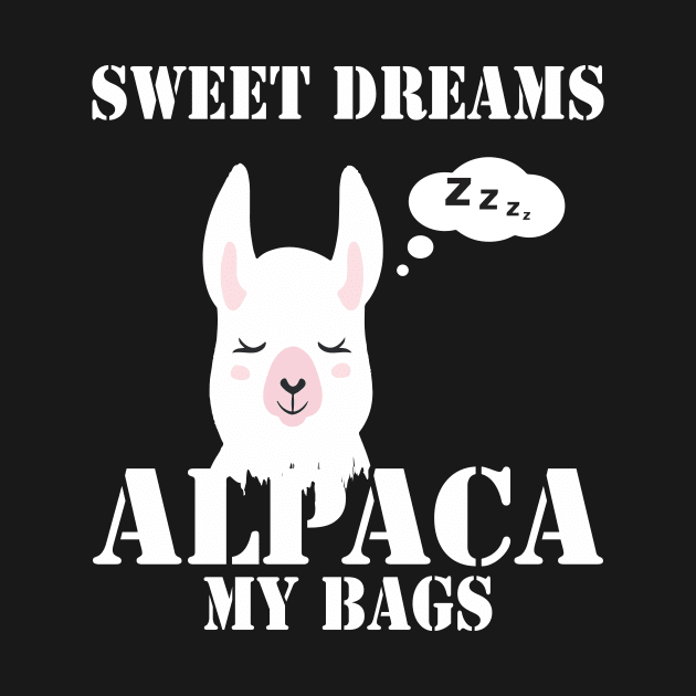 Sweet Dreams Alpaca Llama by Imutobi