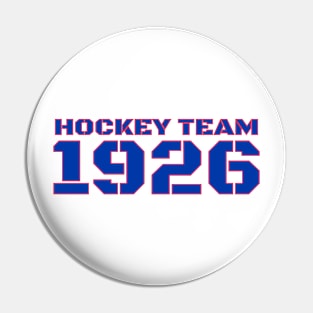 hockeyteam 1926 Pin