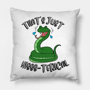 Thats just hisss-terical Pillow