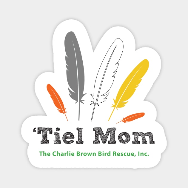 CB tiel mom 2 - black type Magnet by Just Winging It Designs