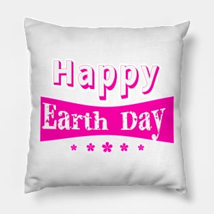 Earth day Pillow