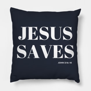 JESUS Saves - John 3:16 Pillow