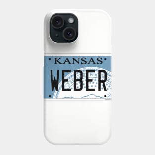 Kansas Weber Grill Vanity License Plate Phone Case