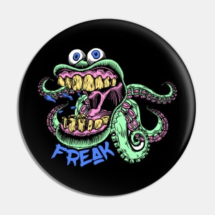 Freaky Alien Pin