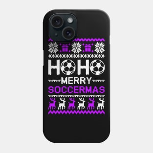 Christmas Soccer Ugly Sweater Phone Case