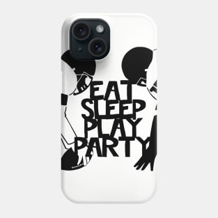 EAT SLEEP PLAY PARTY Football Players Phone Case