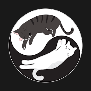 Ying Yang cats T-Shirt