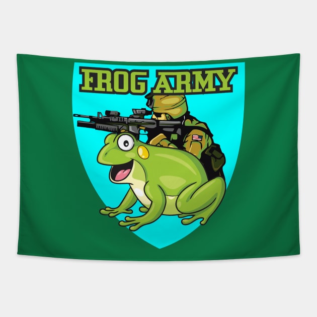 Frog army Tapestry by Bananagreen