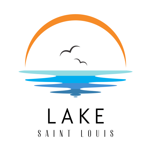 Lake Saint Louis Birds over Water by Harbor Bend Designs