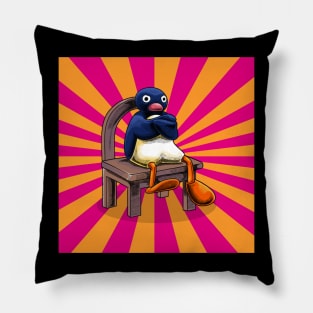 Angry Pingu Meme Pillow