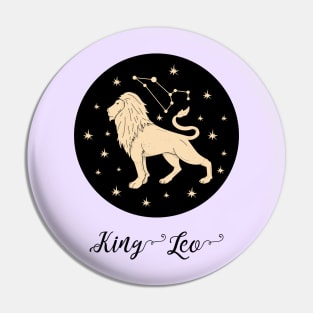 Leo Art Pin