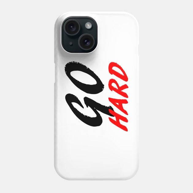 Go Hard Phone Case by Vooble