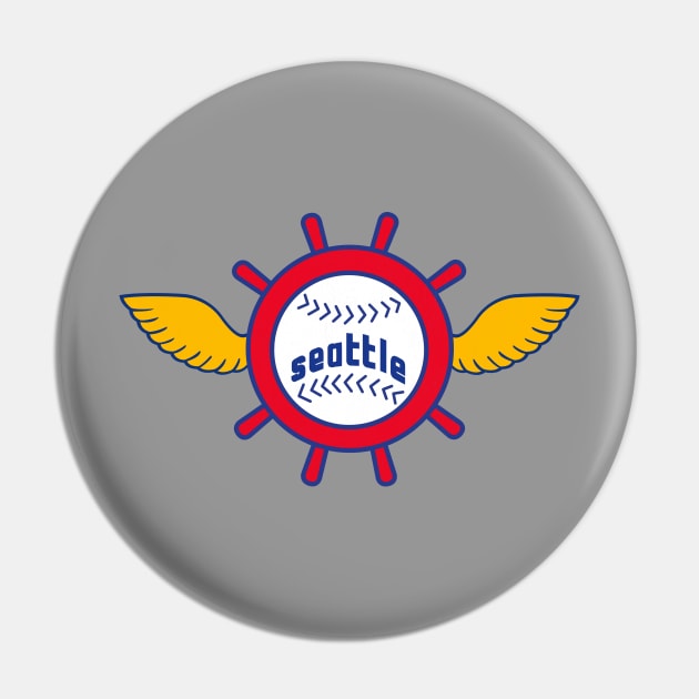 Defunct Seattle Pilots Baseball Pin by LocalZonly