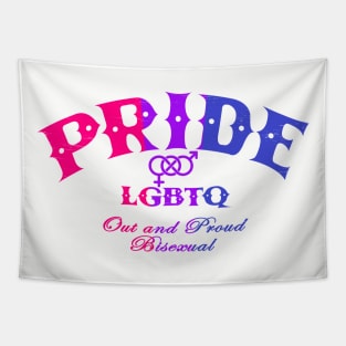 Bisexual Pride - CBs style - Bi Pride Flag Tapestry