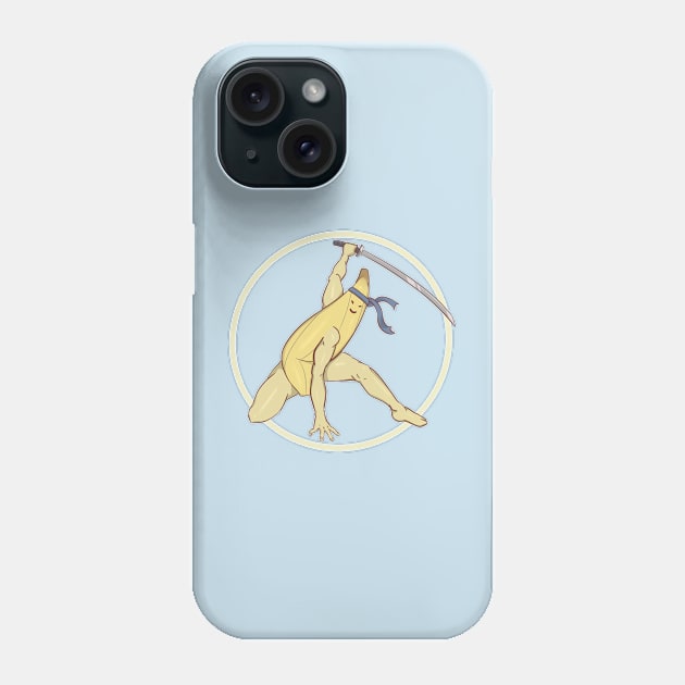 ninja banana Phone Case by Ninja banana