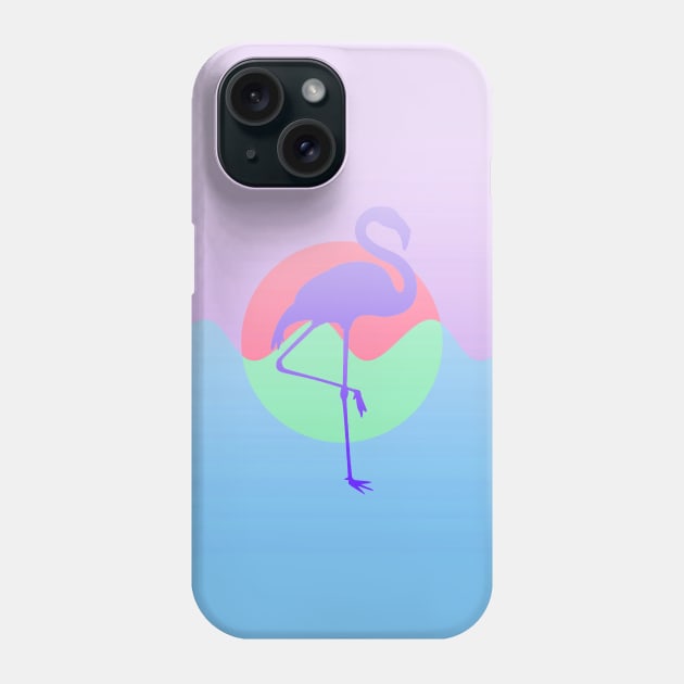 Purple Flamingo Phone Case by mareescatharsis
