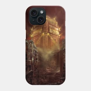 FLOOR 21 - The Tower At Night Phone Case