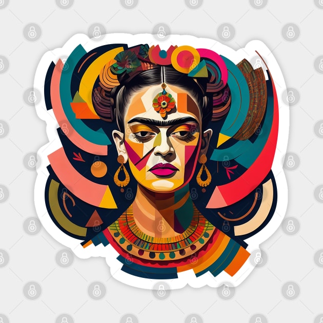 Frida Kalho in Color Magnet by Sauher