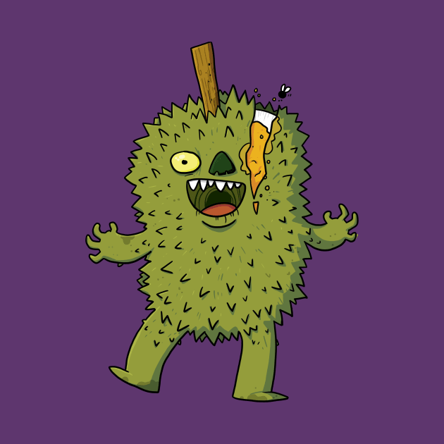 Stinky Durian Monster by striffle