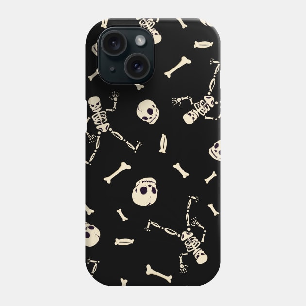 Mr. Bones Phone Case by audistry