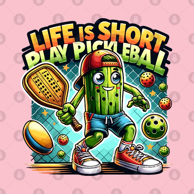 Life is short. Play pickleball! by mrnesi