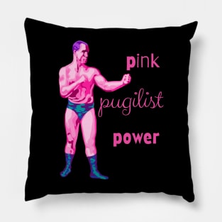 Pink Pugilist Power Pillow